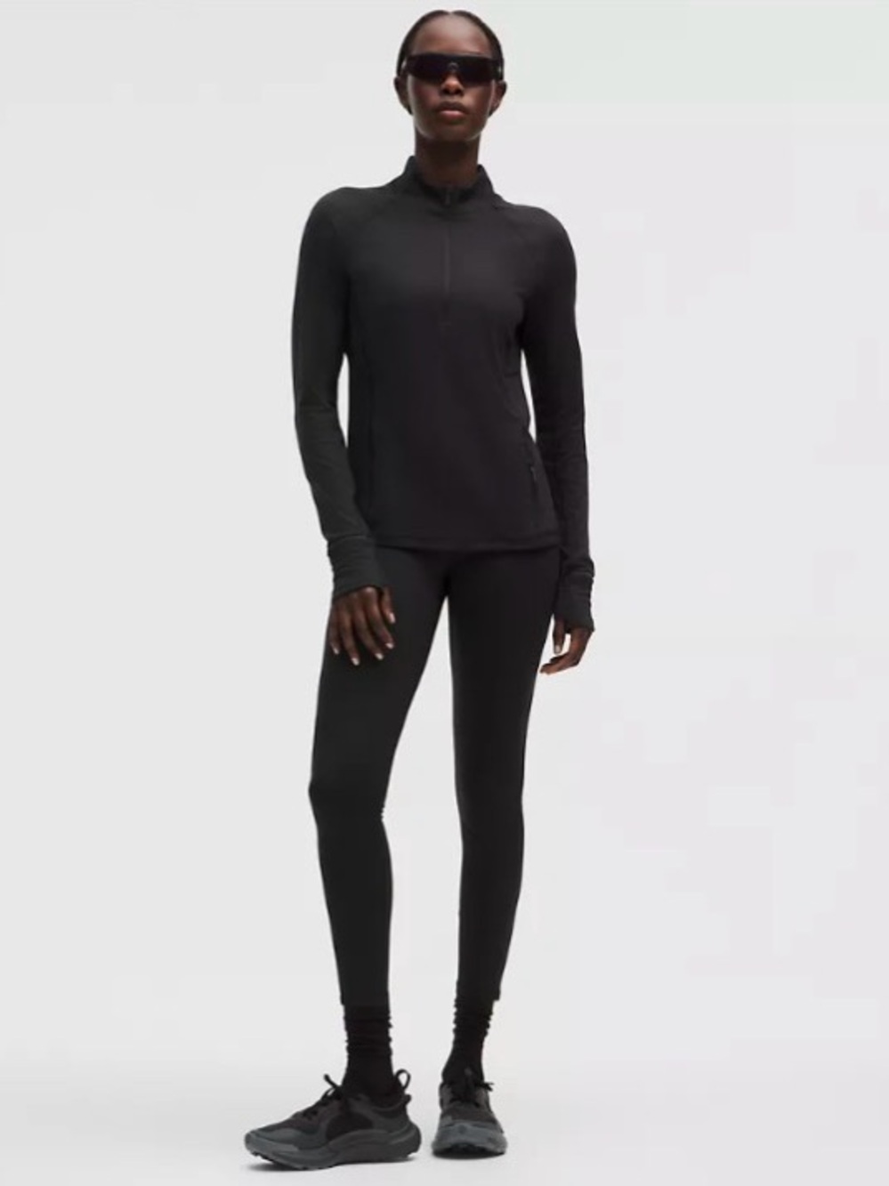 Fleece High-Rise Running Tight 25"